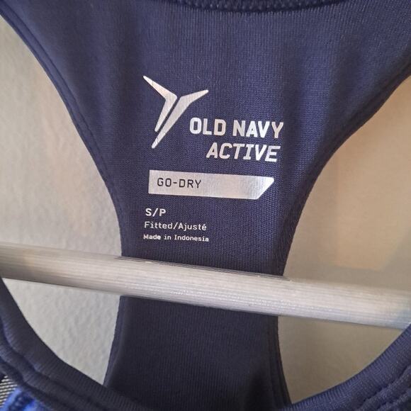 Old Navy Blue Multicolored Racerback Floral Swim Top.- Size SP - Picture 7 of 7